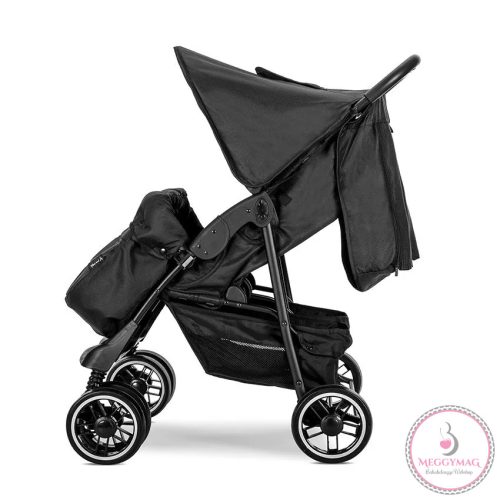 Lorelli Twin iker babakocsi - Black + táska