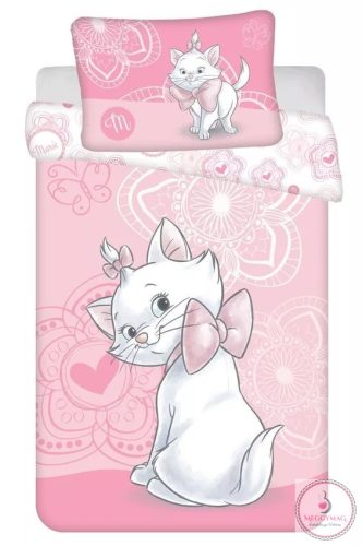 Disney Marie Cica Pink gyerek ágyneműhuzat 100×135cm, 40×60 cm