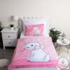 Disney Marie Cica Pink gyerek ágyneműhuzat 100×135cm, 40×60 cm