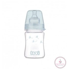 Lovi cumisüveg Diamond Glass 150ml 0hó+ Botanic