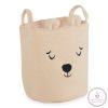 NORI prémium játéktároló kosár XL méret 35x45cm BÉZS