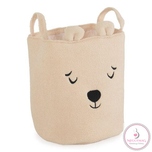 NORI prémium játéktároló kosár XL méret 35x45cm BÉZS