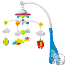   Baby Mix zenélő-forgó projektoros távirányítóval Repülő és helikopter