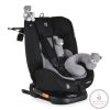 Moni i-MAXX autósülés, isofix, forgatható, 2 plüss+párna 40-150cm SZÜRKE, KÉSZLETEN A BOLTBAN!