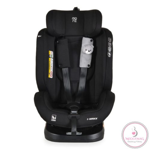 Moni i-MAXX autósülés, isofix, forgatható, 2 plüss+párna 40-150cm SZÜRKE, KÉSZLETEN A BOLTBAN!
