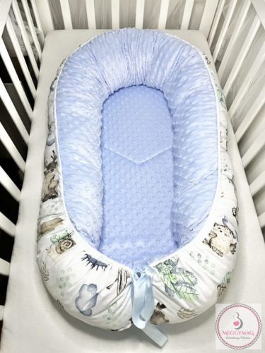 Gyönyörű pamut-minky babaszoba szett Sün Balázs 