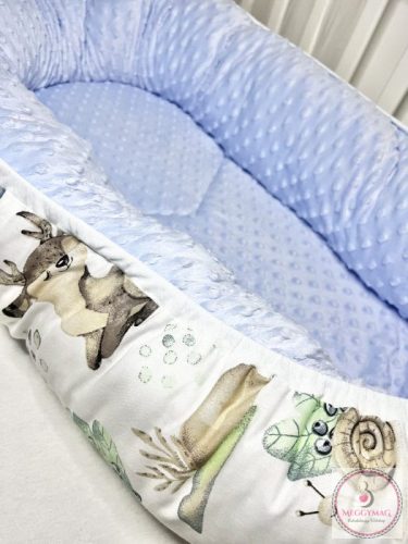 Gyönyörű pamut-minky babaszoba szett Sün Balázs 