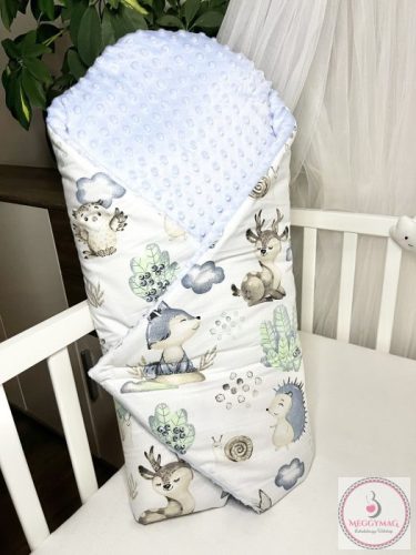 Gyönyörű pamut-minky babaszoba szett Sün Balázs 