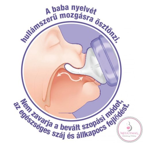 Lansinoh extra lassú folyású etetőcumi (2 db)