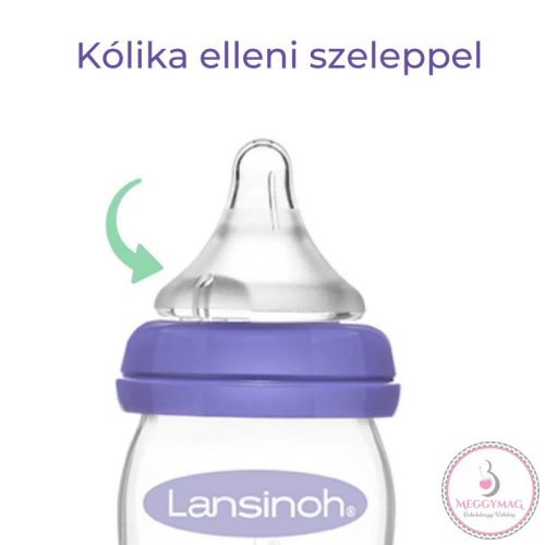Lansinoh extra lassú folyású etetőcumi (2 db)