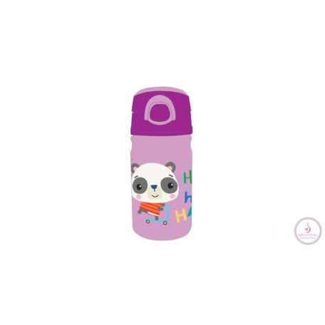 Fisher-Price Animals Panda műanyag kulacs akasztóval 350 ml