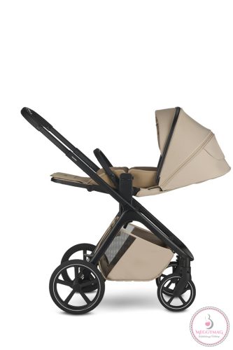 EASYWALKER Kombinált babakocsi Zoey Almond Taupe + CBX By CYBEX Aton B2 i-Size autóhordozó + bázistalp