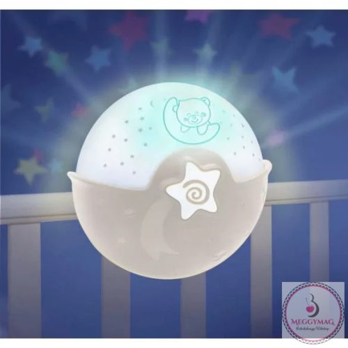 Infantino éjjeli fény és projektor - ekrü, UTOLSÓ DARAB!