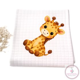 Mintás textil pelenka  - Safari kollekció Zsiráf 