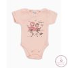 Rövid ujjú body Flamingo barack 74