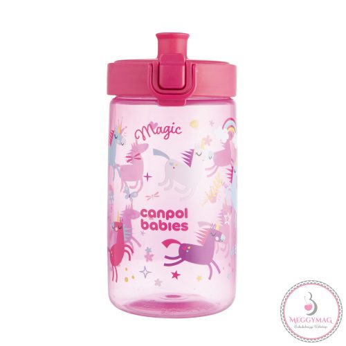 Canpol babies JUNIOR gyermek kulacs 400 ml rózsaszín