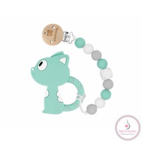 Kikkaboo cumitartó pánt szilikon Cica menta