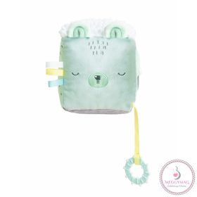   Kikkaboo készségfejlesztő játékkocka plüss Bear With Me menta