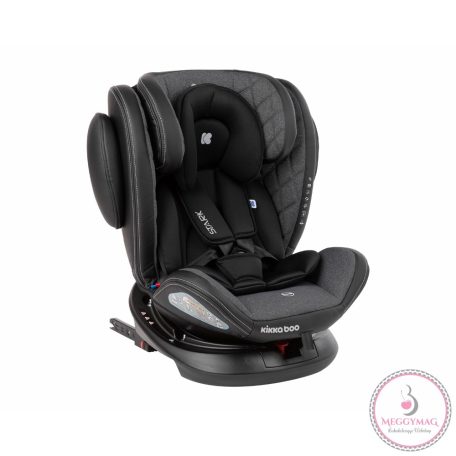 Kikkaboo gyerekülés Stark Isofix 0-36 kg sötétszürke