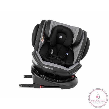 Kikkaboo gyerekülés Stark Isofix 0-36 kg világosszürke