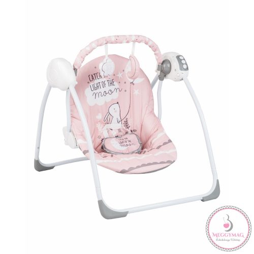 Kikkaboo elektromos hinta hálózati csatlakozóval Felice nyuszis pink