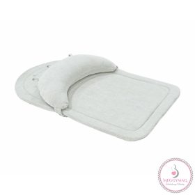   Kikkaboo matrac pocakpárnával memóriahabos játékrögzítő fülekkel Menta velvet