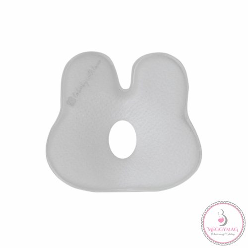 Kikkaboo párna - laposfejűség elleni memóriahabos ergonomikus Airknit nyuszi szürke