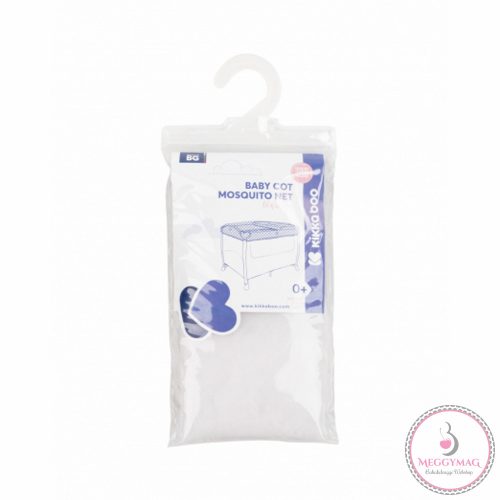 Kikkaboo - szúnyogháló utazóágyra 60 x 120 cm fehér