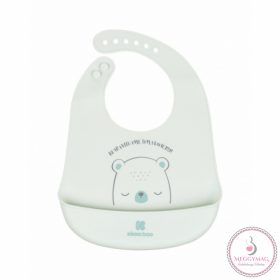 Kikkaboo előke szilikon Bear with Me menta