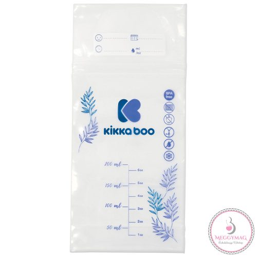 Kikkaboo anyatejtároló tasak 200ml 25db