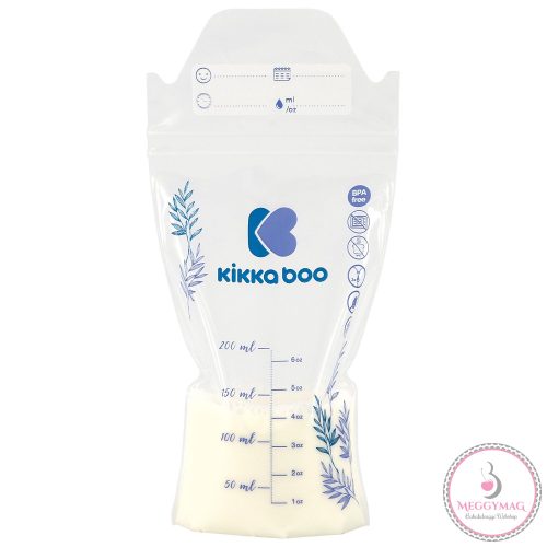 Kikkaboo anyatejtároló tasak 200ml 25db