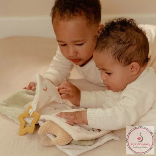 Little Dutch textil babakönyv nagy - Newborn Naturals