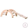 PIKLER fa MÁSZÓHÍD rámpával Montessori 79*40cm+92cm rámpa NATUR