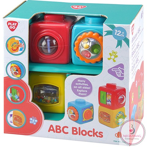 Playgo: ABC aktív kockák