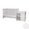 Lorelli MiniMax kombi ágy 72x190 - White / Artwood 