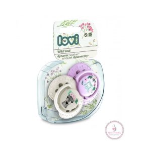 Lovi Dinamikus nyugtató cumi wild soul 2db 6-18 hó lány 