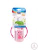 Tanulópohár puha ivócsőrrel 320 ml 6 h+ Cute Animals rózsaszín