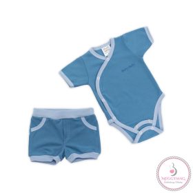 BB Pique body rövidnadrággal - Búzakék 74