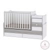 LORELLI MAXI PLUS KOMBI ÁGY 70X160 - WHITE & ARTWOOD
