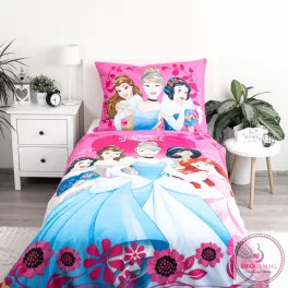 Disney Hercegnők Heart ágyneműhuzat 140×200cm, 70×90 cm