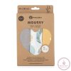 PETITE&MARS Bambusz muszlin 3db-os pelenka szett Moussy Ochre Leaves, 68 x 68 cm