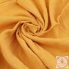 PETITE&MARS Bambusz muszlin 3db-os pelenka szett Moussy Ochre Leaves, 68 x 68 cm