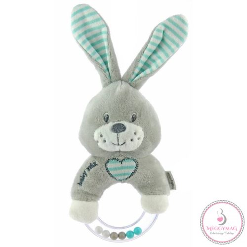 CSÖRGŐS PLÜSS JÁTÉK BABY MIX NYÚL MENTA