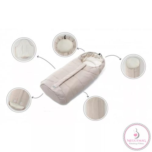 Nuvita Ovetto City bundazsák 80cm - Ultimate Gray - 9045, KÉSZLETEN A BOLTBAN!