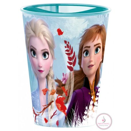 Jégvarázs pohár, műanyag 260 ml Anna és Elza 