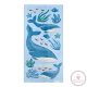 Little Dutch strandtörölköző Ocean World Blue - 60cm X 120cm