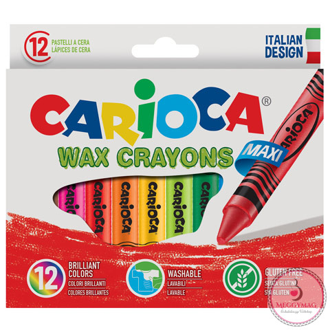 Jumbo zsírkréta készlet 12db - Carioca