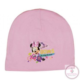   Vékony kislány baba sapka Minnie mintával, 2 (40cm fejátmérő)