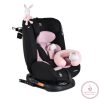 Moni i-MAXX autósülés, isofix, forgatható, 2 plüss+párna 40-150cm PINK