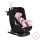 Moni i-MAXX autósülés, isofix, forgatható, 2 plüss+párna 40-150cm PINK